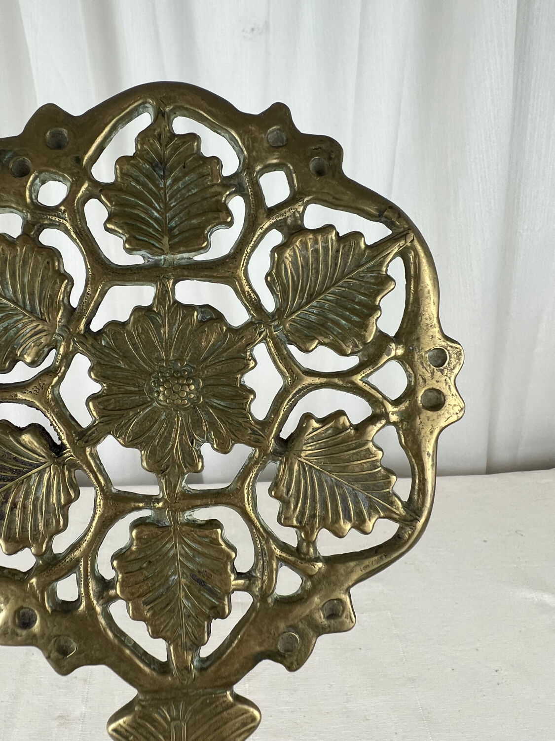 Brass trivet