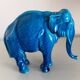 Art Deco elephant statue in ceramic by Paul Milet.