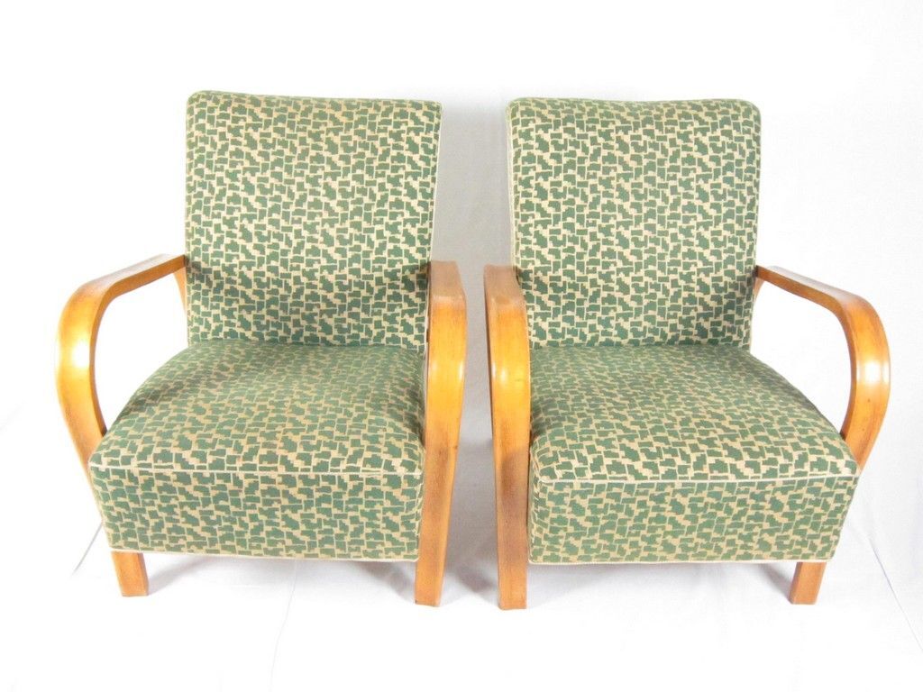 Chairs by Jindrich Halabala for UP Závody 1940 s