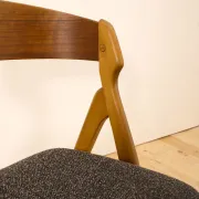 Set de 4 chaises modèle 1255 de Kjaernulf, années 60