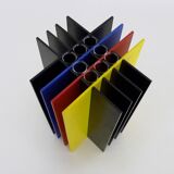 Reg Design Rarities Amsterdam Plexiglas Vase Memphis Milano 80s