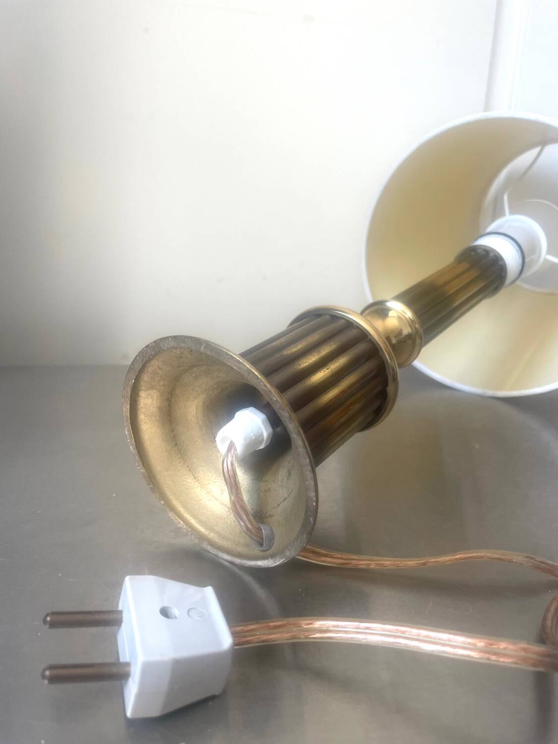 Vintage art deco style lampbase   height 32  cm