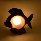 Lampe veilleuse Poisson Art Déco