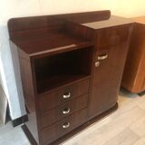 Storage unit, art deco bookcase