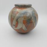 Unsigned stoneware ball vase
