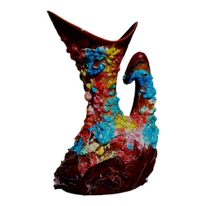 Vase Vallauris en céramique vernissée