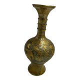 Vase attribué à la dynastie Tang, Chine , or et argent