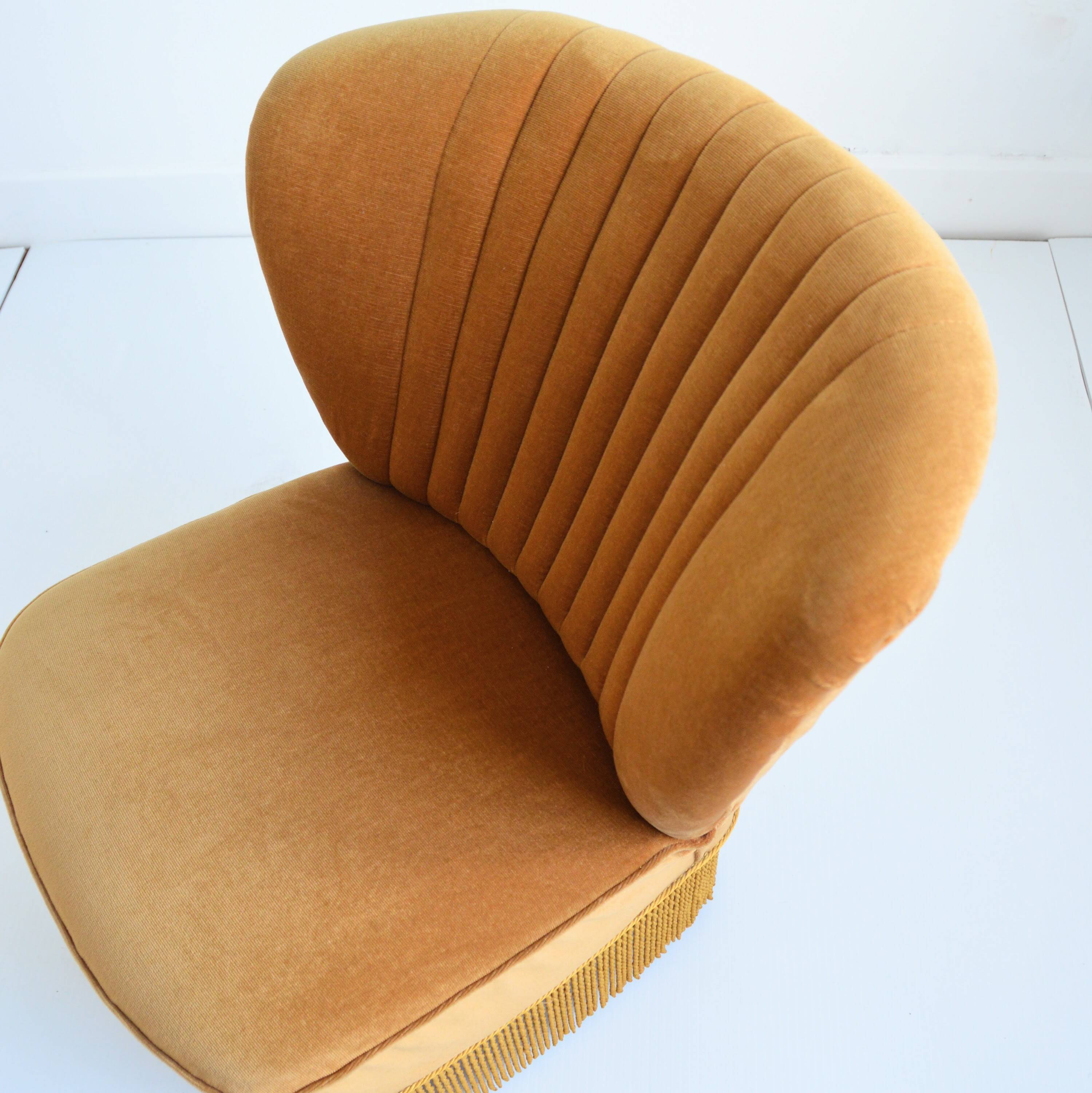 Vintage 1960s cocktail armchair