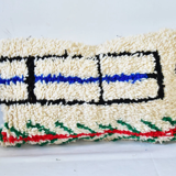 Colorful moroccan carpet pillow 53x35cm