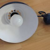 Lampe, lampadaire tôle rigitulle  années 50' underwriters laboratories
