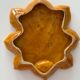 Large dish Vallauris Lunetta horse chestnut leaf