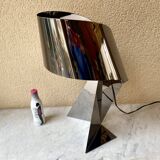 Ribbon salon lamp design Claire Norcross limited edition chrome brown