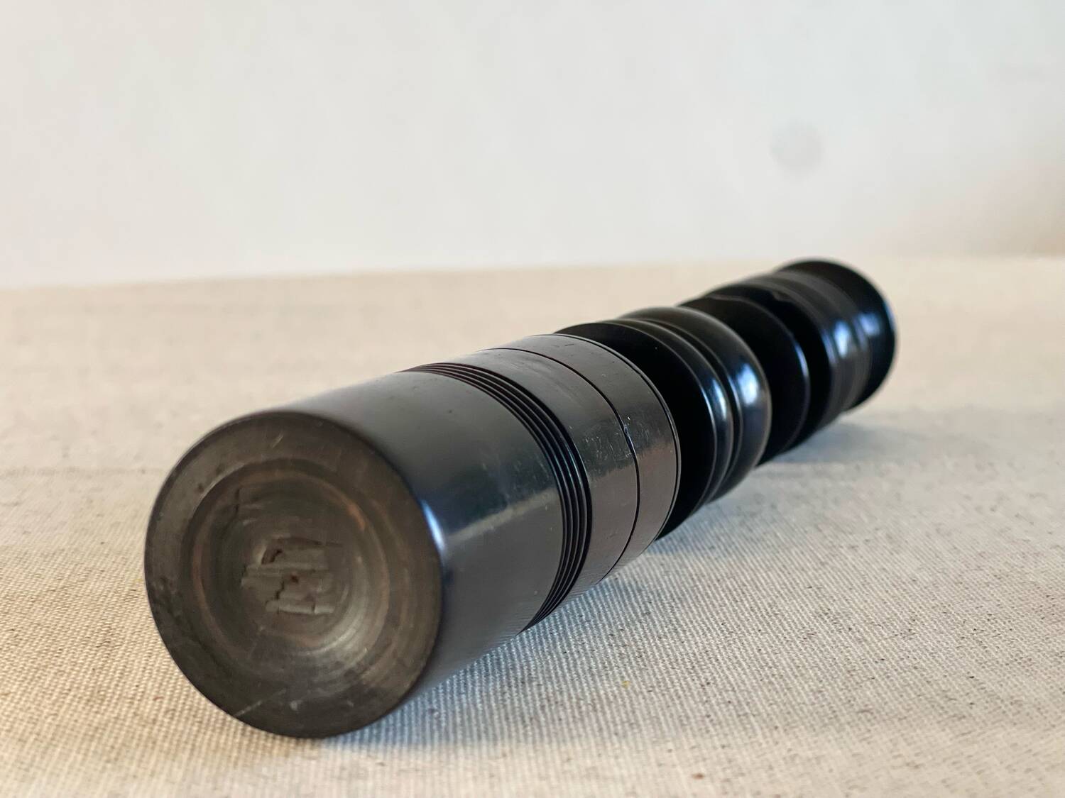 Scandinavian wooden candle holder,