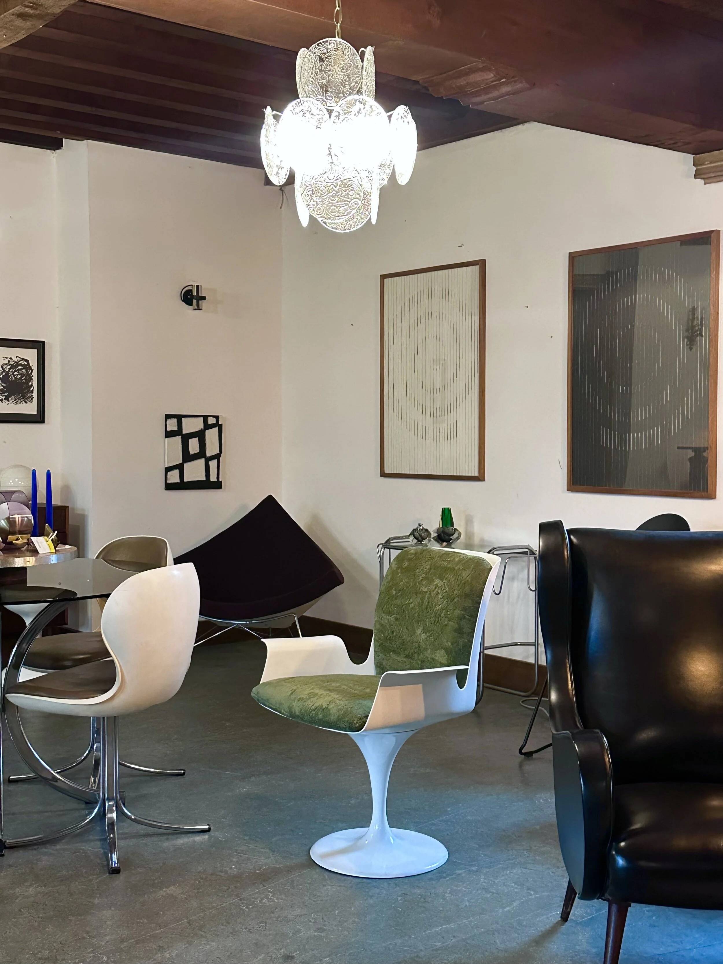 Fauteuil pivotant Space Age, années 1970