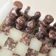 Onyx and marble chess set