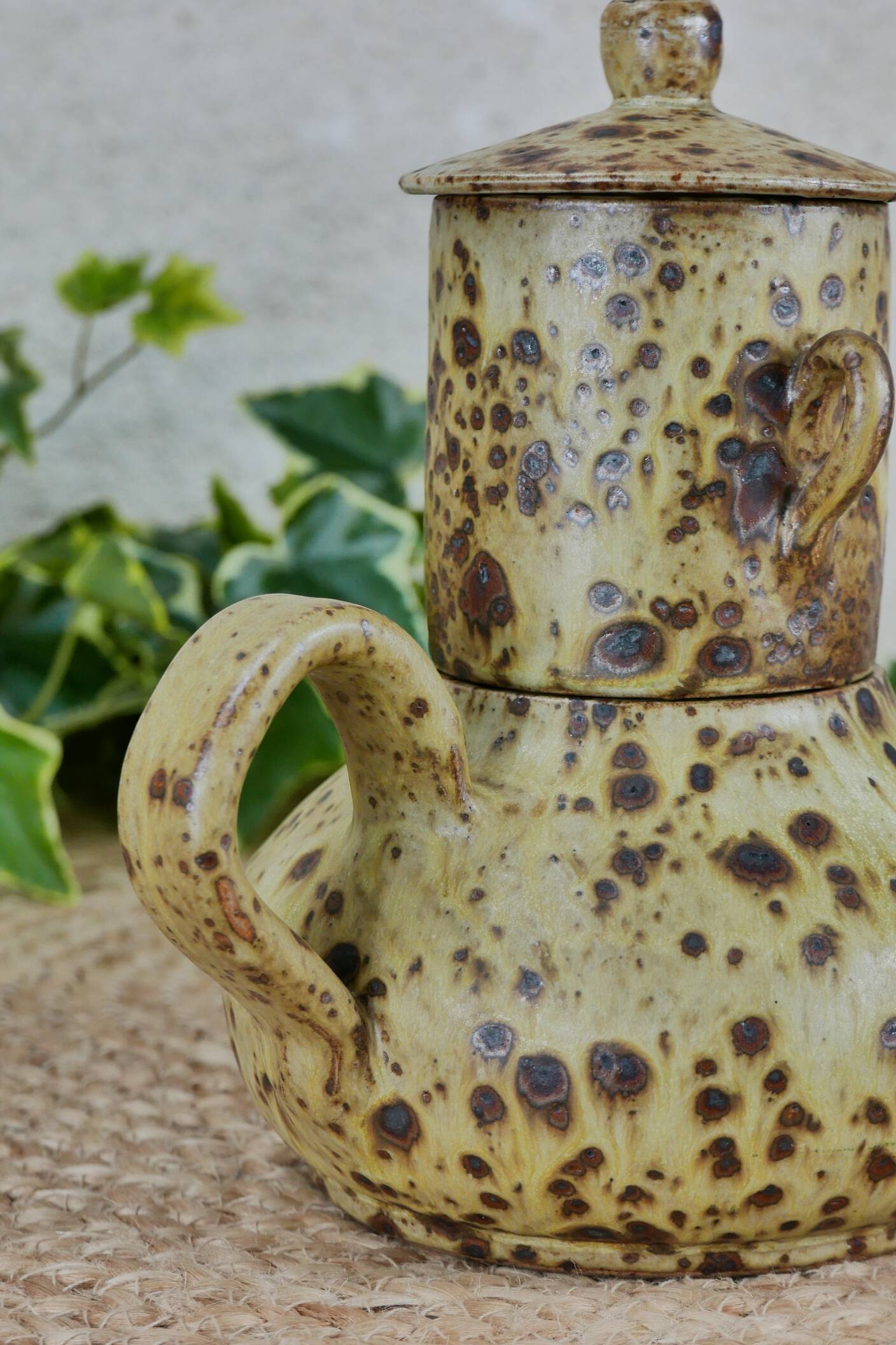 stoneware teapot from the 1960s