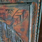 Decorative wooden moroccan window