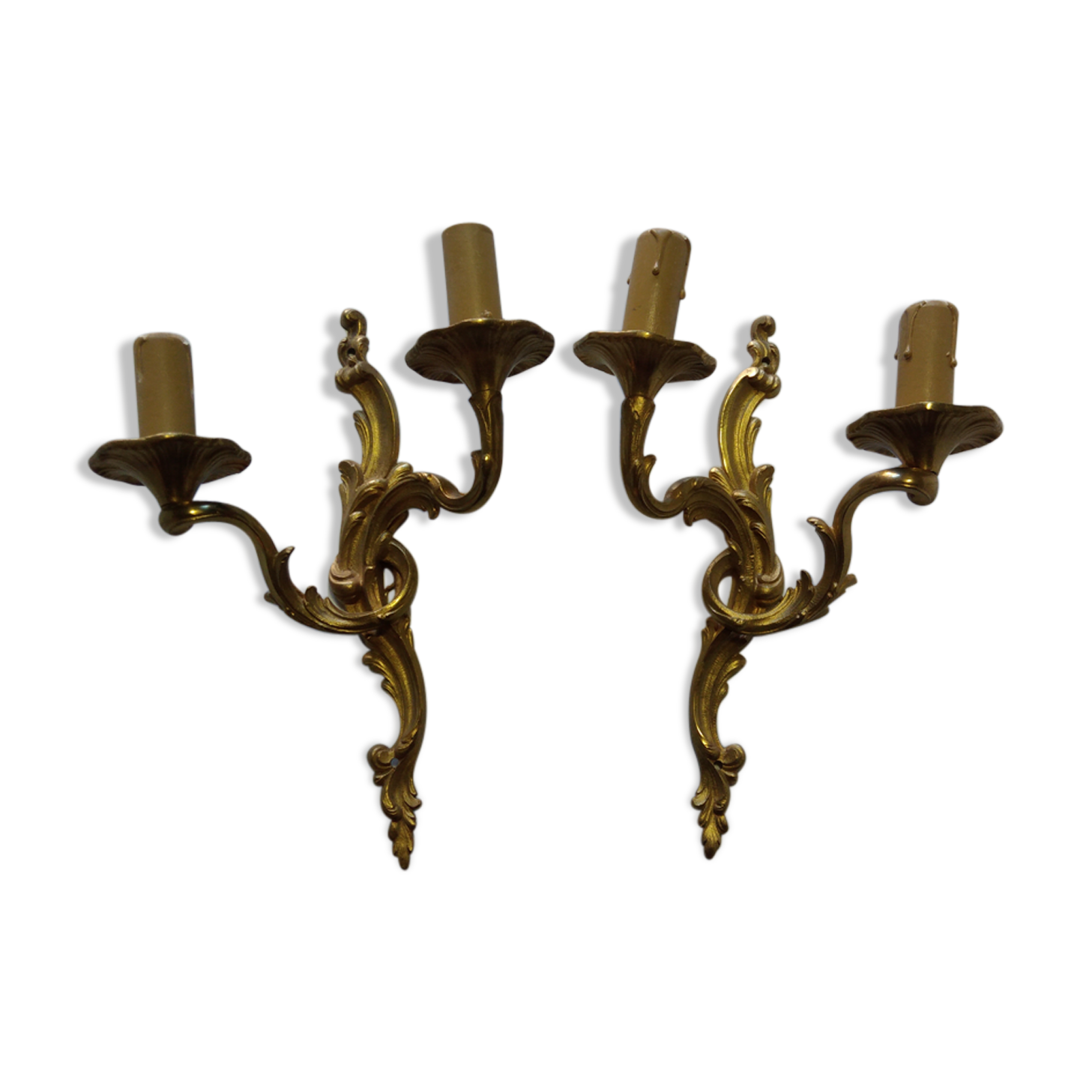 Bronze sconces