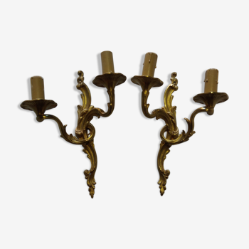 Bronze sconces