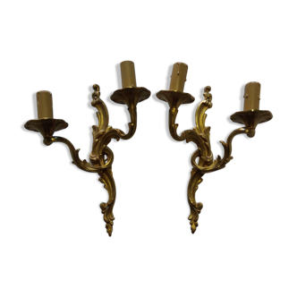 Bronze sconces