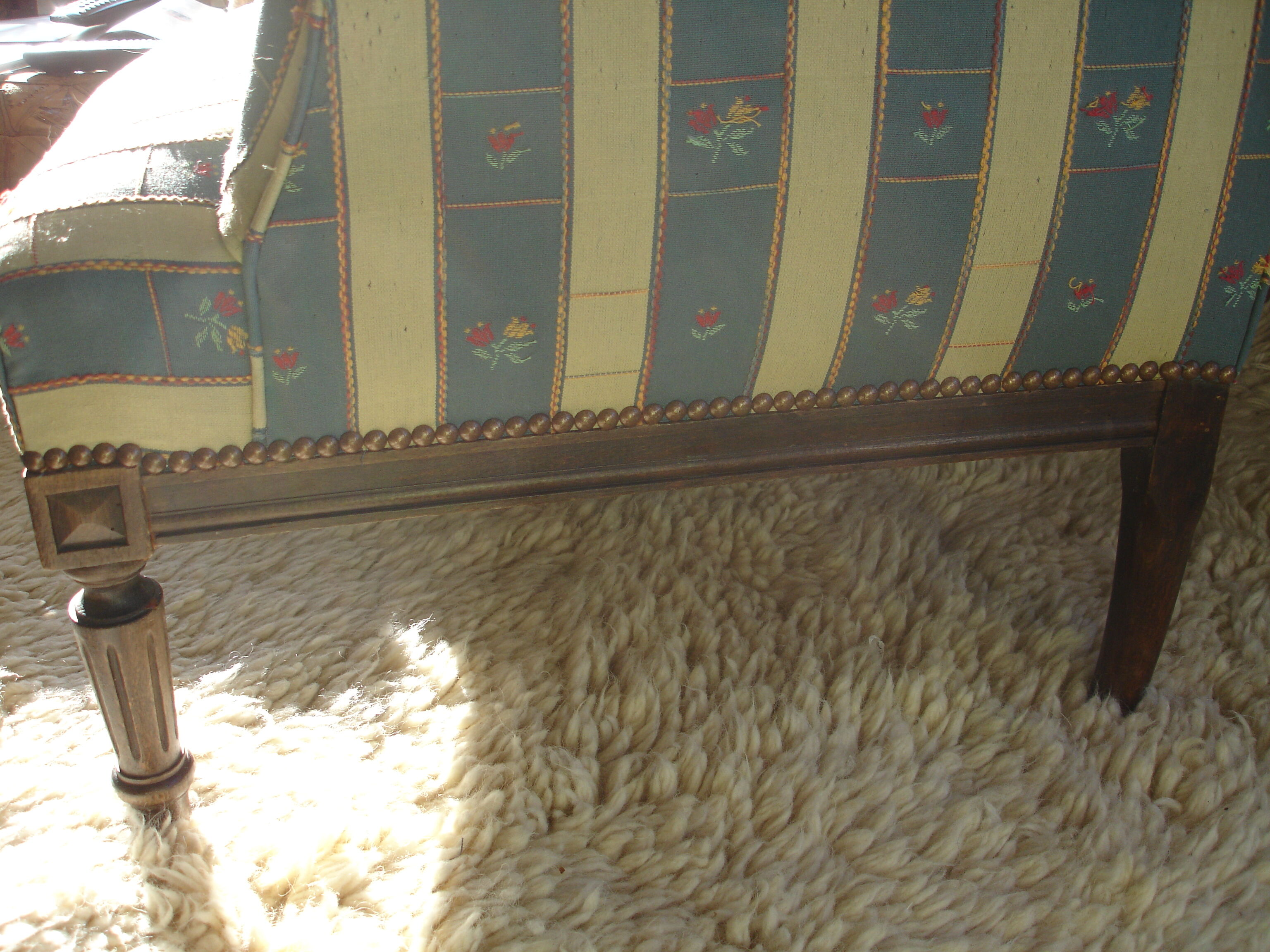 Chair English straight back