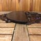 Carved wood wall shelf vintage vine leaves decor #a465