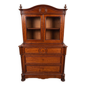 Commode secrétaire bibliothèque - louis