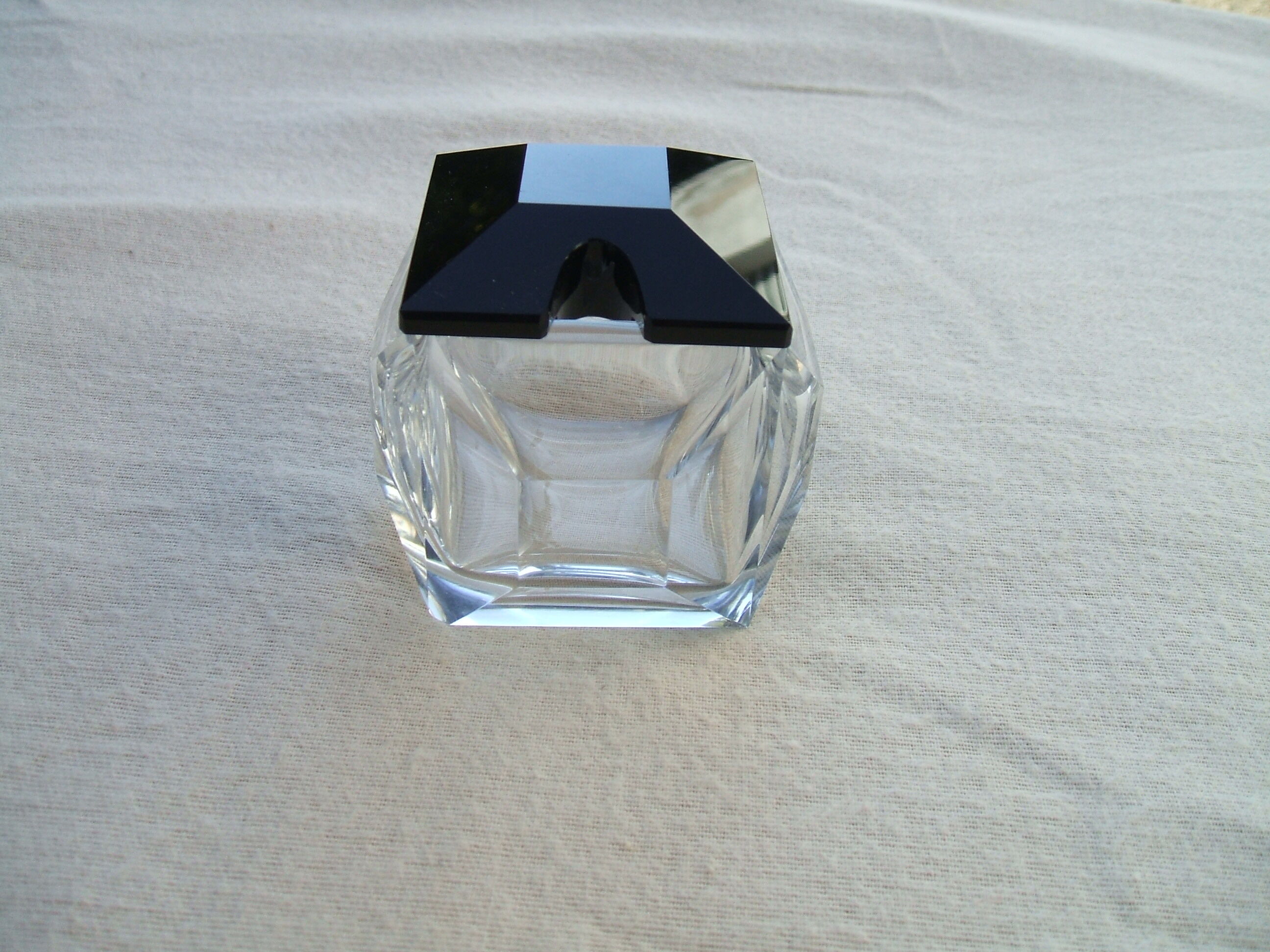 Mustard crystal art deco