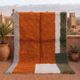 Handwoven traditional artisan rug 2/3 m