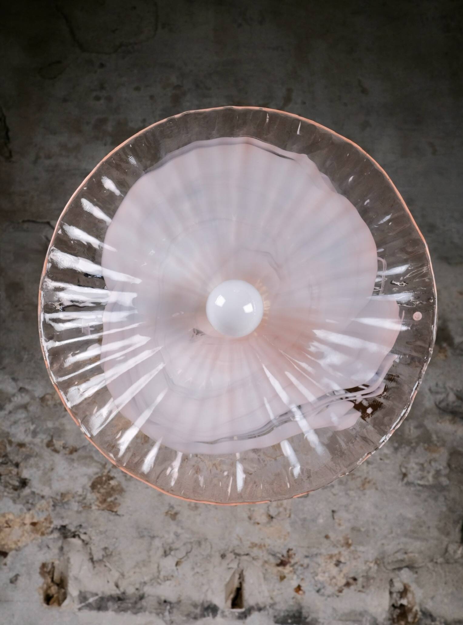 Murano glass and brass pendant by La Murrina, Italy, 1970s