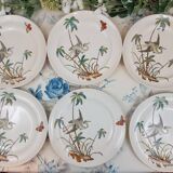 6 Palms Plate Egret Copeland
