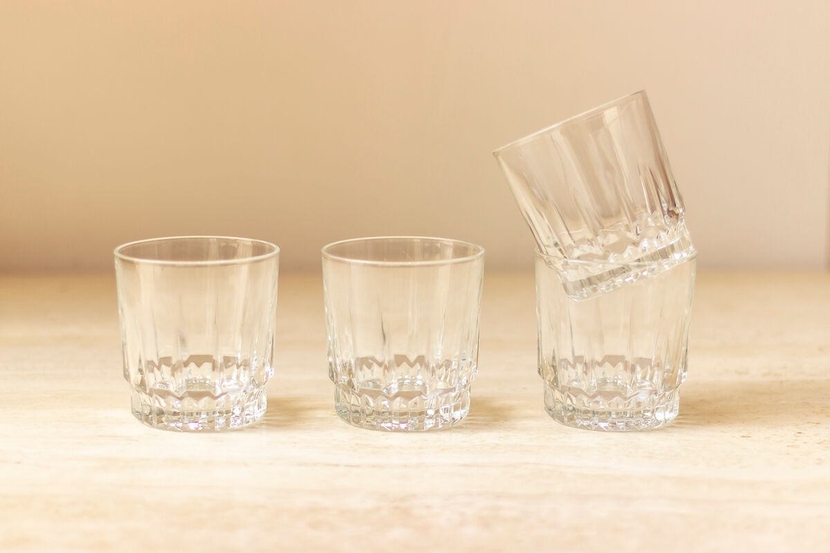 4 whisky glasses - Arcoroc