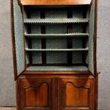 Louis XV style two-part sideboard in cherry and walnut circa 1880