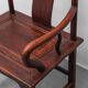 Fauteuil avec accoudoirs en bois, Chine, style dynastie Ming, 19e siècle