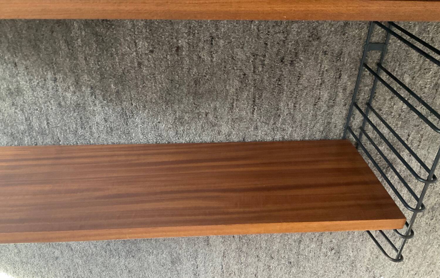 Tomado shelf from the 60s in teak and metal