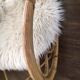 Vintage rocking-chair rattan