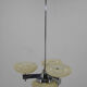 Art deco chandelier by zukov, 1940s