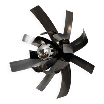 Applique double fleur Jocelyne Trocme pour Oxar. 1970.