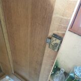 Vintage rattan wardrobe, 60s