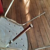 Armchair and office chair year 60 skaï