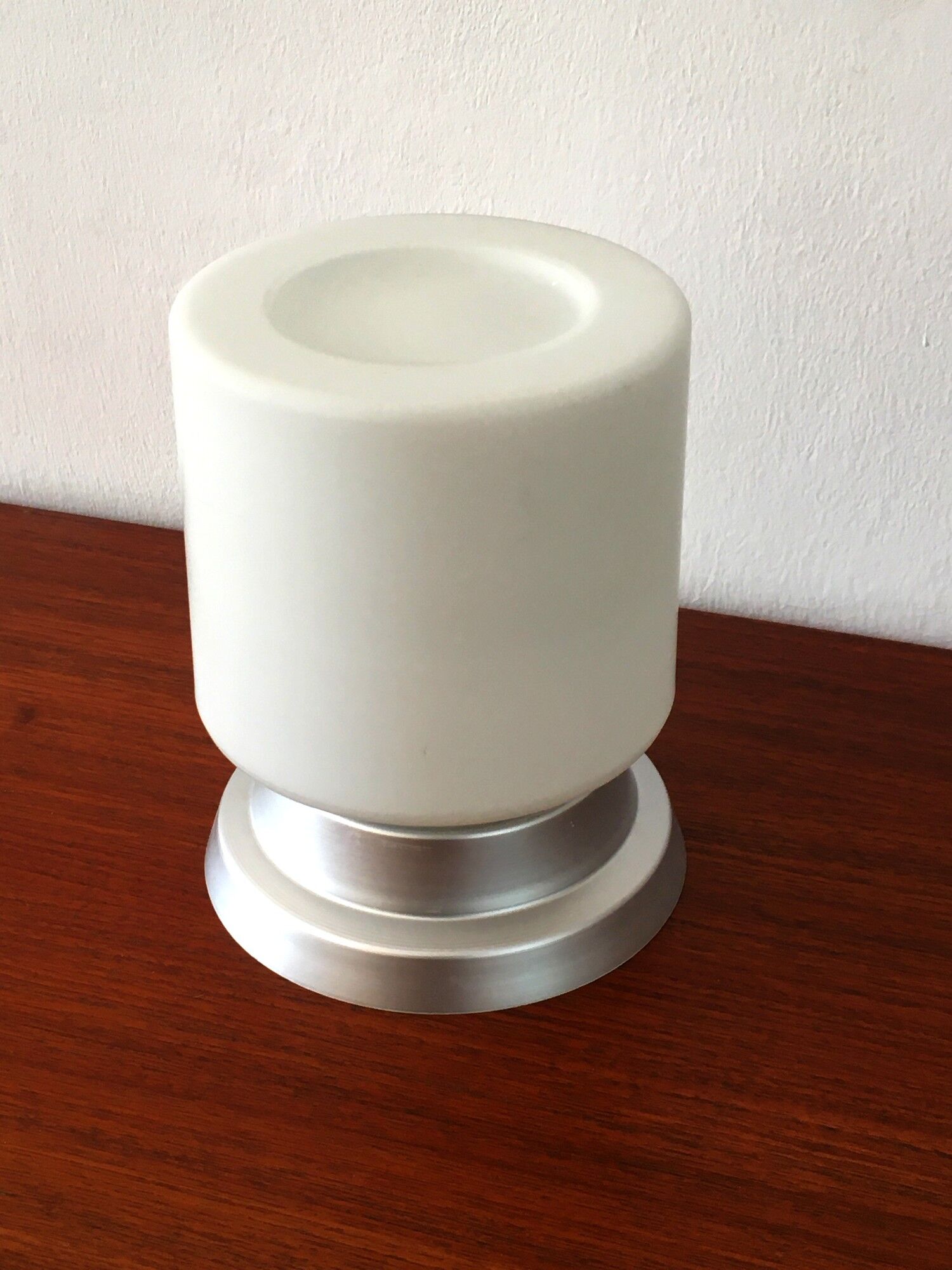 White opaline ceiling lamp