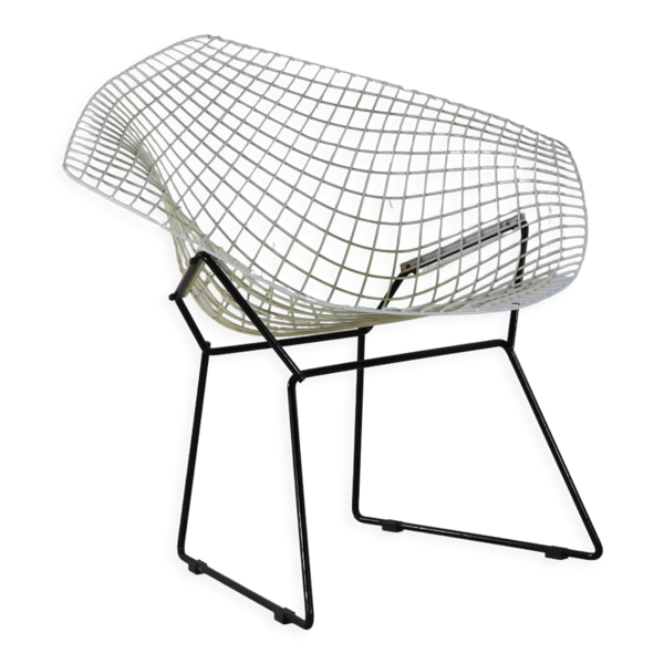 Fauteuil Diamond design seventies par Harry Bertoia pour Knoll