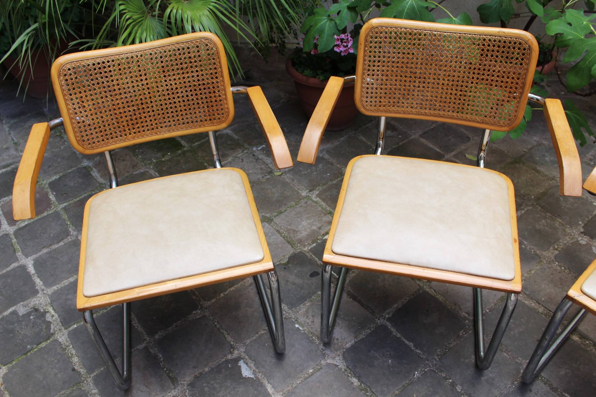 Cesca B64 x4 armchairs Marcel Breuer