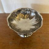 Set of 6 stainless steel ice cream bowls, made in france, vintage