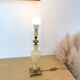 Antique lamp in onyx and bronze - early 20th century