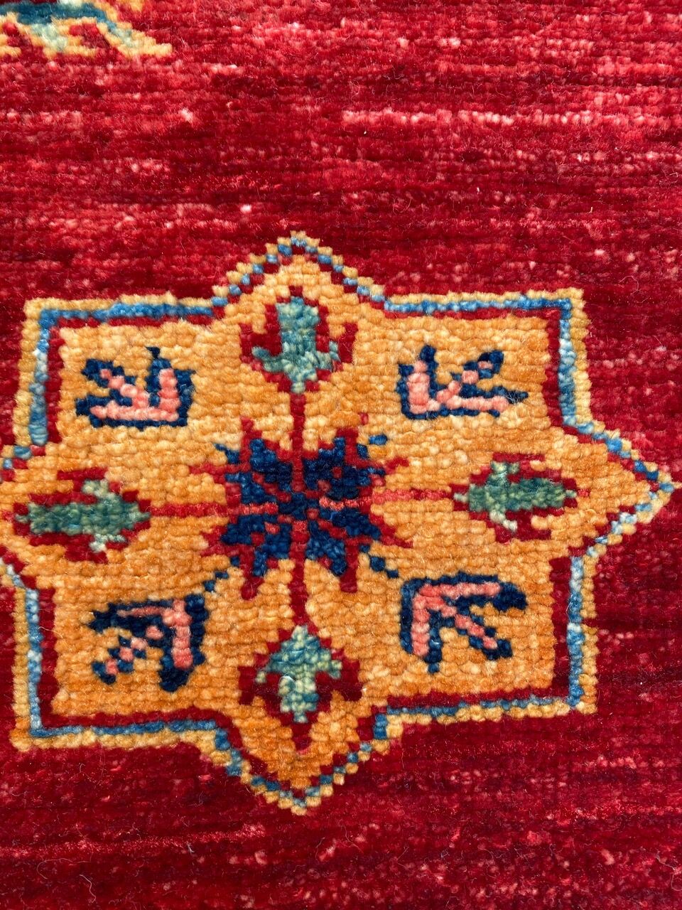 Chobi afghan contemporary carpet 100x142 cm