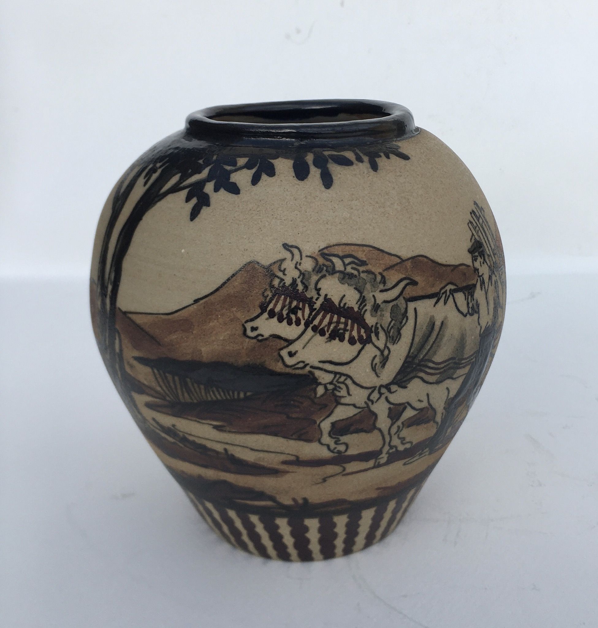 Vase en grès de Ciboure  Etienne Vilotte