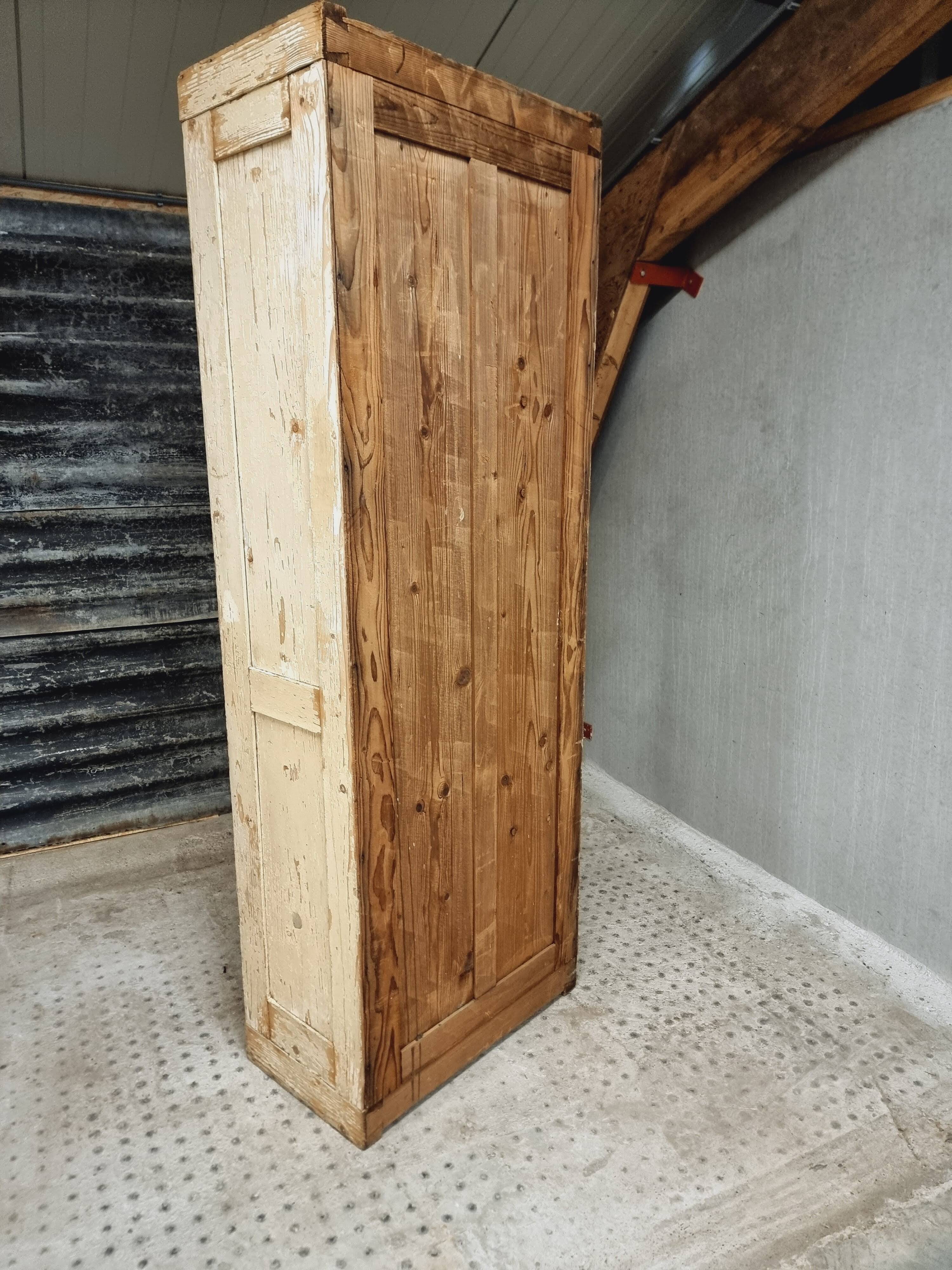 Antique cabinet wardrobe kitchen cupboard 72x200 cm