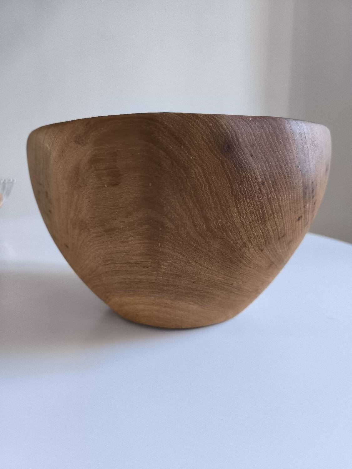 Olive wood salad bowl from the 50s