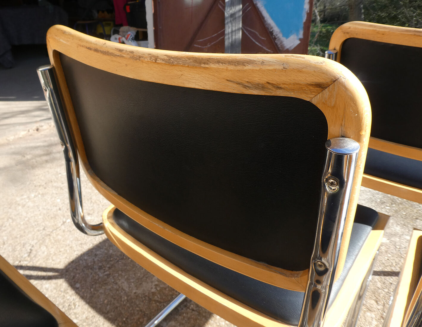 Lot de 6 chaises Cesca B32 par Marcel Breuer
